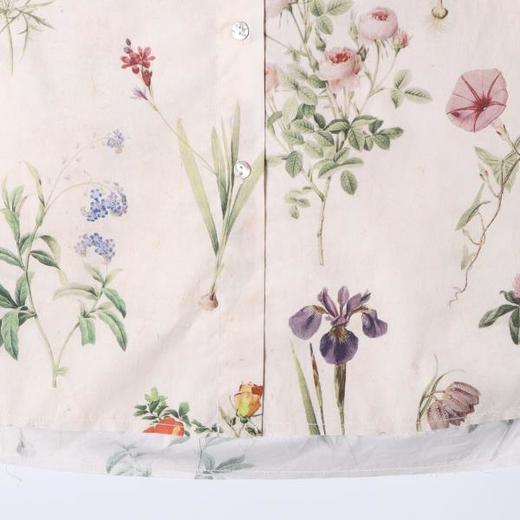 SDSA男装2026新款高贵轻奢复古植物花卉满印长袖衬衫设计感衬衣 商品图3