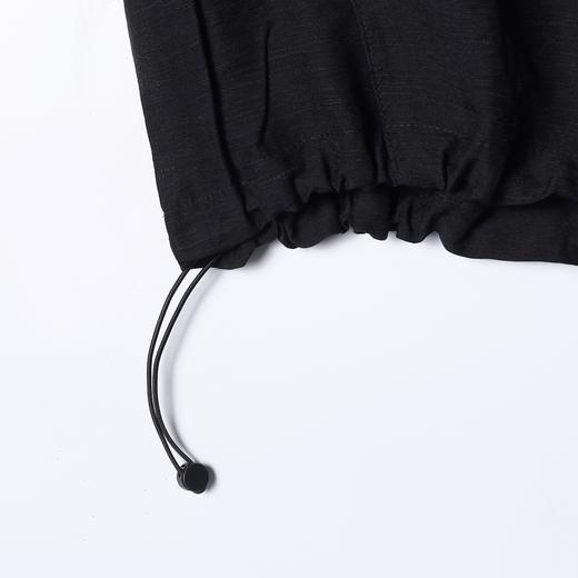 SDSA男装2026新款轻奢复古舒适半按扣翻领短袖衬衫下摆松紧百搭 商品图3