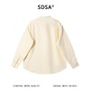 SDSA男装2026新款高贵轻奢日系少年感纯色立领长袖衬衫百搭时尚 商品缩略图4
