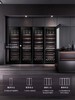 卡萨帝（Casarte）恒温酒柜零嵌入式红酒柜大容量风冷无霜恒温恒湿柜家用别墅办公室超薄款茶叶冷藏葡萄酒柜雪茄柜 曜石黑|自由嵌入|全域保湿|温湿精控 450升 商品缩略图4