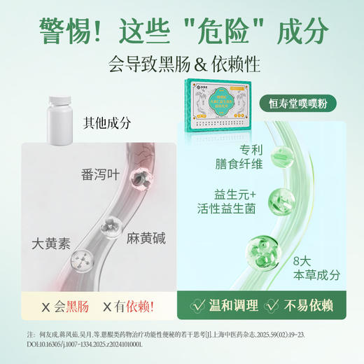 恒寿堂火麻仁益生菌粉固体饮料 100g/盒 商品图1