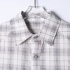 SDSA男装2026新款高贵轻奢日系少年感撞色格纹格子短袖衬衫百搭 商品缩略图2