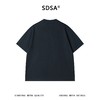 SDSA男装2026新款高贵轻奢百搭款拼接小众设计圆领短袖T恤宽松潮 商品缩略图0
