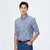 【桑蚕丝】德鲨长袖格子衬衫男2025春季新款休闲男装衬衣 商品缩略图2