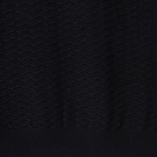 SDSA男装2026新款高贵轻奢提花肌理亨利领短袖针织衫宽松复古上衣 商品图3