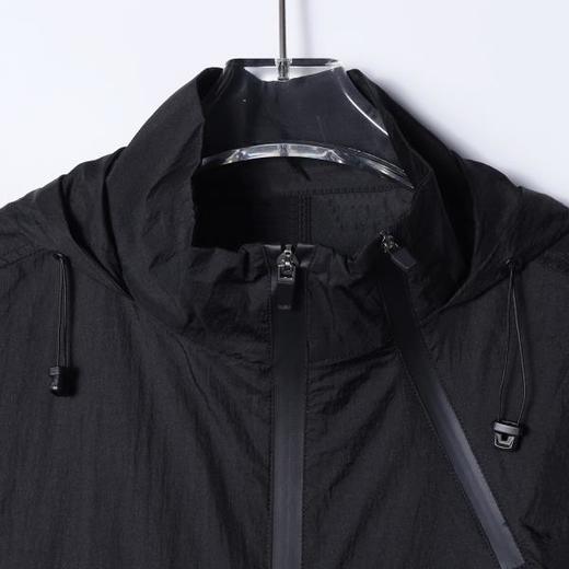 SDSA男装2026新款高贵轻奢简约纯色松紧拉链立领夹克外套百搭时尚 商品图1