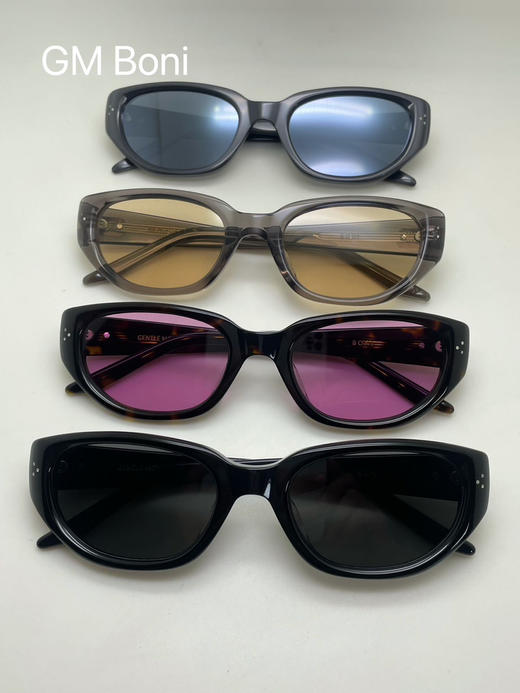 412-4自留 GM 26新款 BONI时髦窄款 炫色 时尚太阳镜 不重不压脸 完全不勒脑袋 商品图6