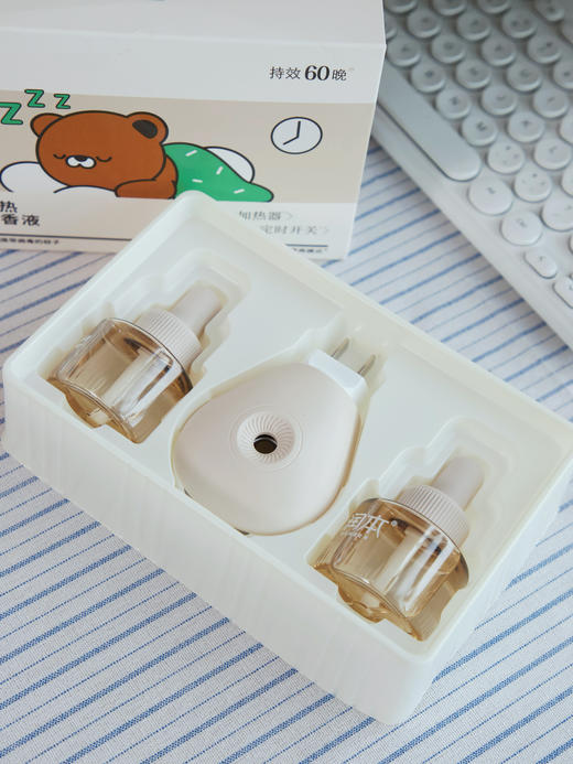 【驱蚊团】【润本电热蚊香液】定时开关 不怕忘关~1器+2液 约用60天 商品图5