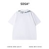 SDSA男装2026新款高贵轻奢简约领口刺绣植物花卉圆领短袖T恤百搭 商品缩略图4