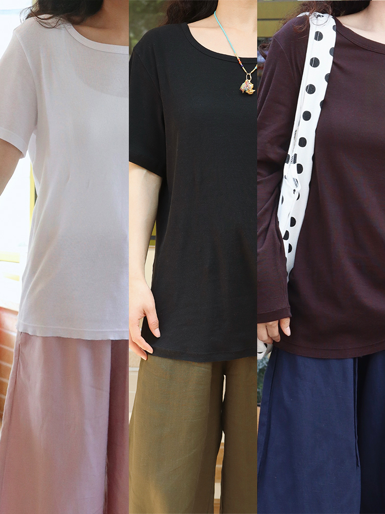 【THE ROW同款T恤】透透T 强捻纱轻薄透气 柔软光滑 耐穿耐洗不易缩水 一件能带来肤感极致体验的T