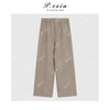 04-4潘依绣丁丁宠粉绵羊毛人丝极简主义立体剪裁厚款松紧腰直筒休闲裤W-63569 商品缩略图1