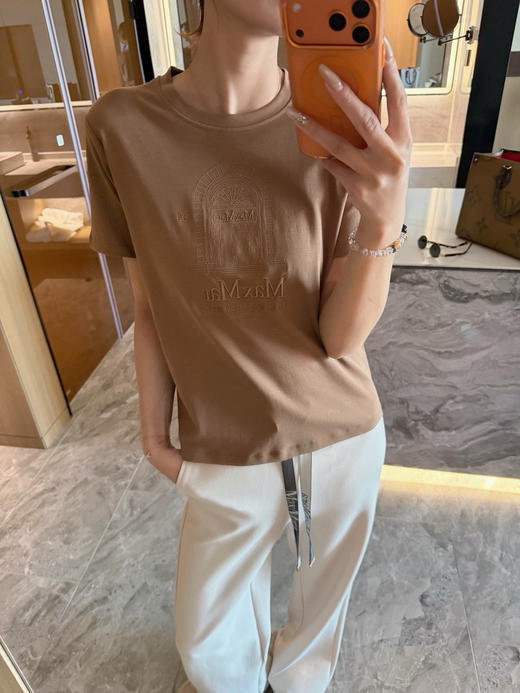 出口内销MAX高端刺绣建筑系高支棉T恤 商品图6