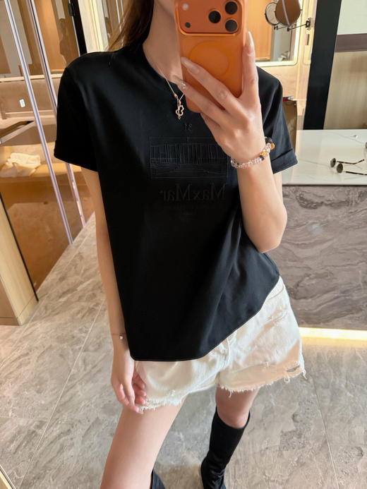 出口内销MAX高端刺绣建筑系高支棉T恤 商品图12