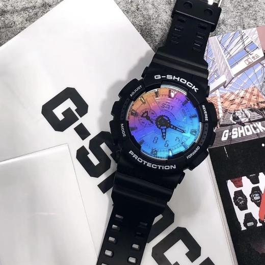 卡西欧 G-SHOCK系列 霓虹系列炫彩镭射玻璃手表 商品图3