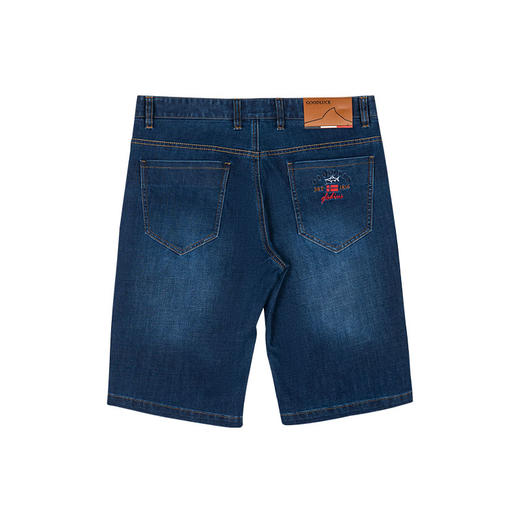 德鲨休闲牛仔短裤男夏季新款直筒宽松舒适五分裤子男中裤 商品图1