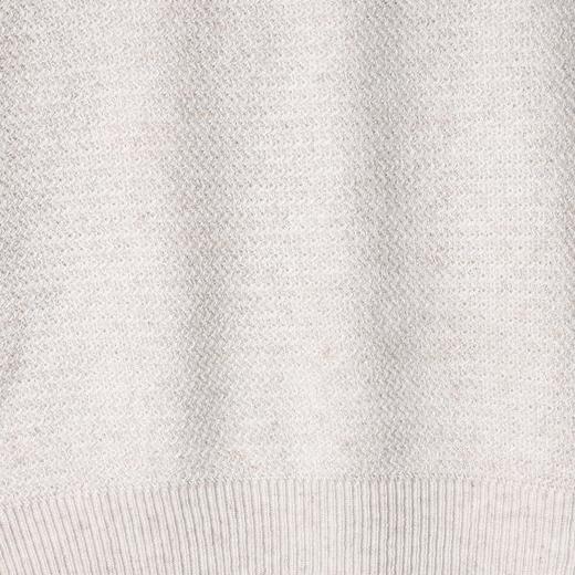 SDSA男装2026新款高贵轻奢简纯色半纽扣亨利领肌理针织短袖T恤 商品图3