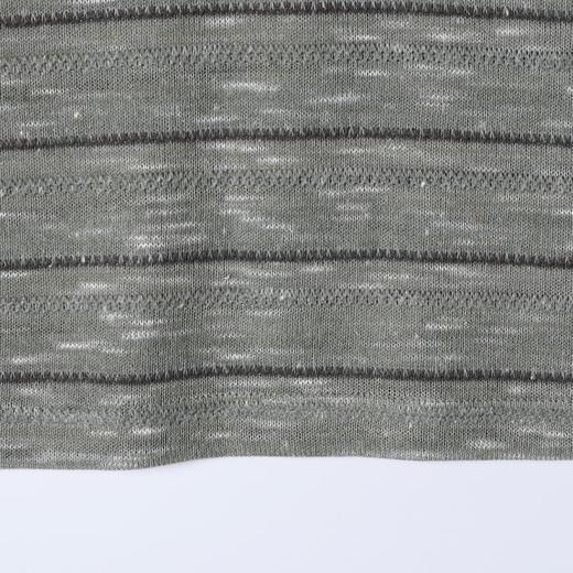 SDSA男装2026新款高贵轻奢美式撞色条纹半纽扣设计短袖T恤百搭潮 商品图3