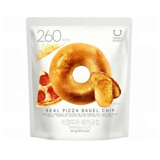 韩国0live young 低卡贝果片 披萨味60g 0live young 리얼피자베이글칩60g 商品图0