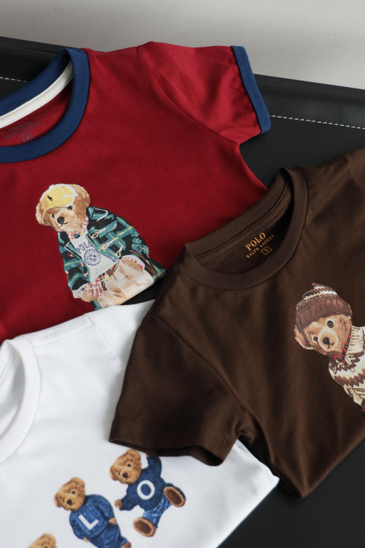 26 R.L 童趣小熊系列｜儿童纯棉短袖T恤 TZ011 商品图3