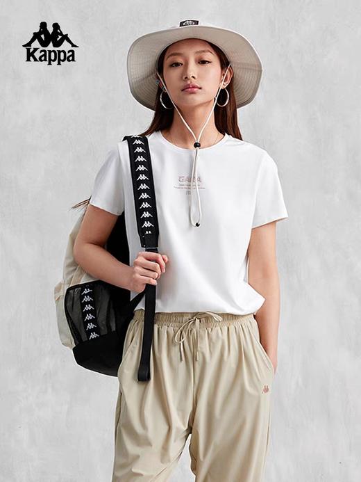 XXMKappa卡帕背靠背凉感运动短袖女夏季休闲正肩t恤半袖上衣 商品图0