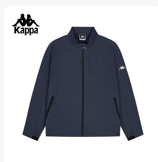XY｜Kappa卡帕背靠背运动夹克男士复古弹力开衫外套透气上衣k0e52jj40-1155 商品图0