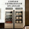 卡萨帝（Casarte）观山茶叶柜冰柜冷藏立式冰柜家用保鲜茶室客厅办公室书房恒温恒湿风冷无霜变频小型透明玻璃展示门 【养藏一体茶叶柜套装】2台组合对开 342升 商品缩略图3