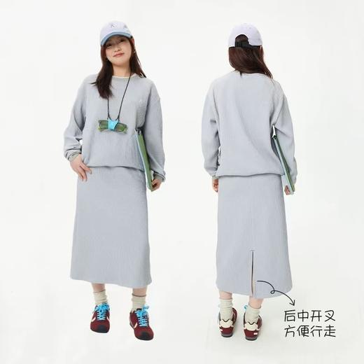 ACMEITEM爱棵米 城市户外吸湿排汗华夫格休闲长裙合体半身裙女GAH2371040A 商品图4