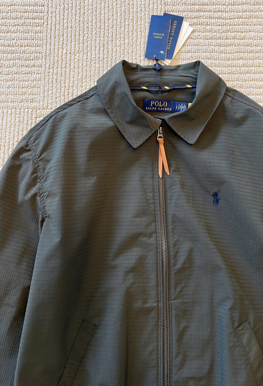 411-4 百分百 纯圆正 RL小马英伦风 小碎格 男士夹克外套 老朱176/148穿M 商品图3