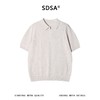 SDSA男装2026新款高贵轻奢老钱风简约半拉链翻领短袖T恤百搭休闲 商品缩略图0