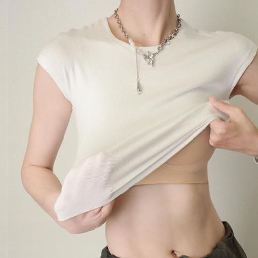 粉底液内衣！穿白T都不透！蔓朵奇 山茶花精油粉底液背心女士文胸内衣 轻薄透气 无痕宽肩带/细肩带 商品图1