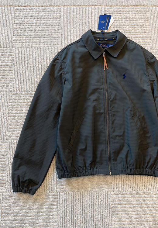 411-4 百分百 纯圆正 RL小马英伦风 小碎格 男士夹克外套 老朱176/148穿M 商品图2