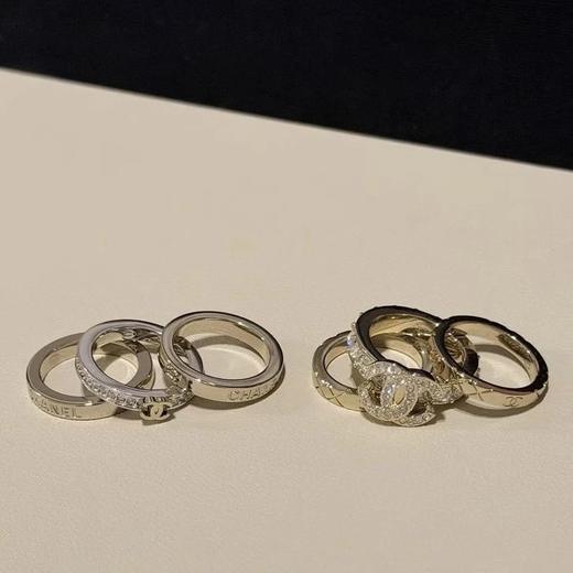 凹造型必备    老渠道   三合一戒指   香nn经典系列 铜镀金施华洛世奇水钻 商品图2