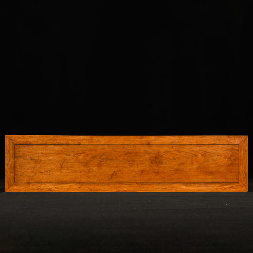 清	黄花梨插肩榫壸门牙板独板平头案 商品图3