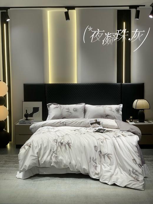 【多妈团购 水家专柜千元级100支新疆长绒贡缎四件套】柔软温润 吸湿能力强，和专柜一模一样的品质，摸上去像绸缎一样丝滑，贴肤凉丝丝的，夏天盖超舒服-圆圆家纺 商品图9