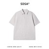 SDSA男装2026新款高贵轻奢半拉链翻领短袖Polo衫宽松休闲上衣 商品缩略图0