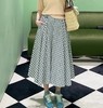 重磅渠道  贸易公司！  P格纹超大摆伞裙   清新减龄！日本泷定格纹面料重工伞裙 商品缩略图0