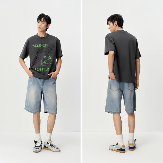 凉感T|森马BRUNCH BROTHER联名短袖T恤男夏季速干针织衫2026新款 商品图4