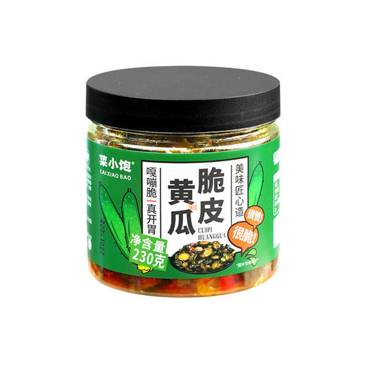 【甜辣脆黄瓜，像初恋般令人回味】菜小饱脆皮黄瓜甜辣脆230g/瓶装整箱批发下饭菜即食酱咸菜腌菜.TA 商品图3