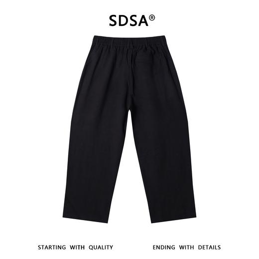 SDSA男装2026新款高贵轻奢立体裁剪工装风格休闲弯刀休闲裤百搭 商品图4