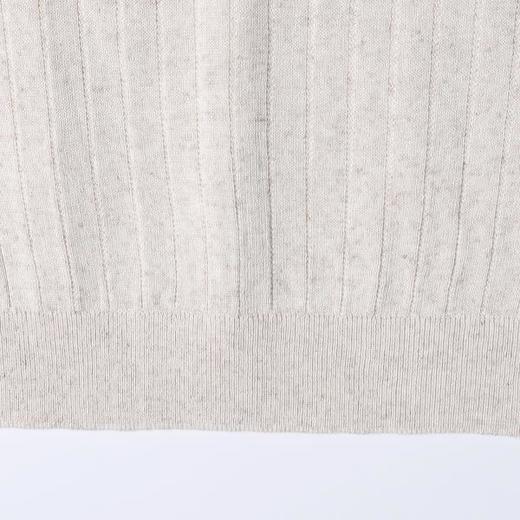 SDSA男装2026新款高贵轻奢老钱风简约半拉链翻领短袖T恤百搭休闲 商品图3