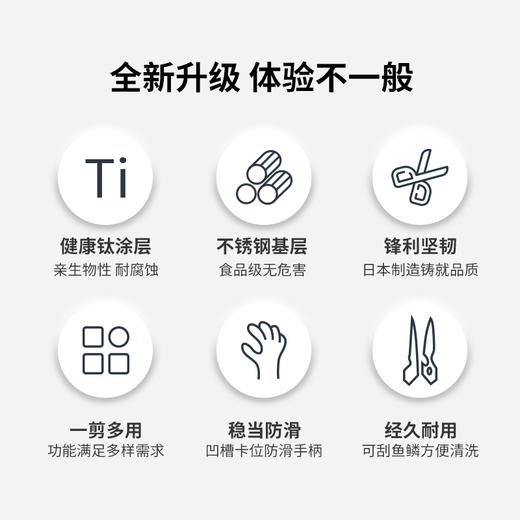 日本关川作不锈钢厨房剪刀家用多功能料理刀锋利剪刀陶瓷削皮器虾线刀花艺剪刀 商品图11