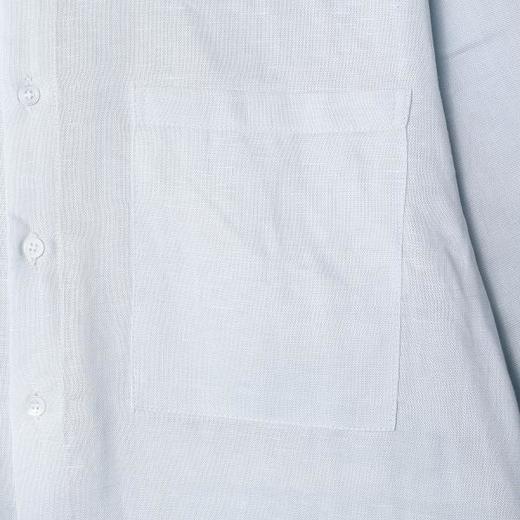 SDSA男装2026新款高贵轻奢日系少年感纯色立领长袖衬衫百搭时尚 商品图3