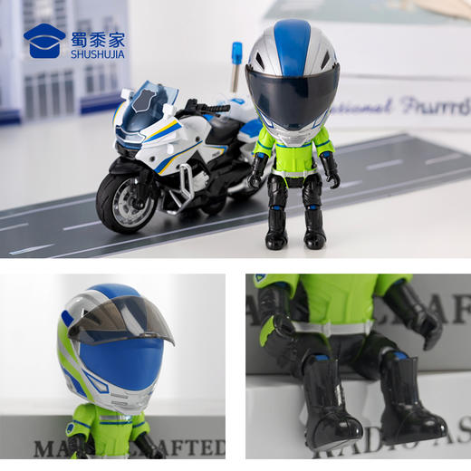 【头盔变形铁骑】可动人偶手办模型儿童玩具礼品摆件 商品图4