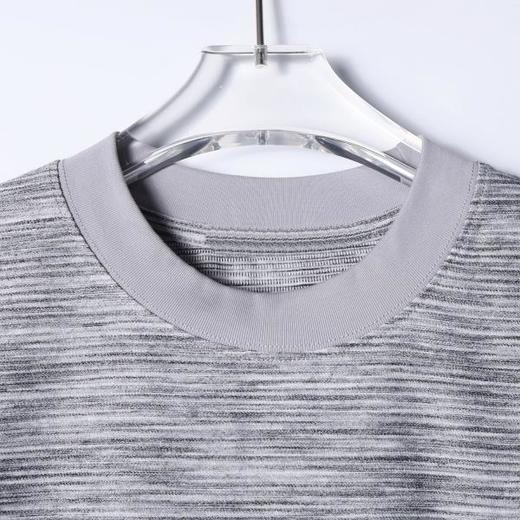 SDSA男装2026新款高贵轻奢简约扎染下摆拼接圆领短袖T恤百搭宽松 商品图1