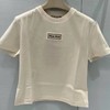 重磅渠道    miu奶油t  短款合身版型  100支长绒棉短袖T恤 商品缩略图4