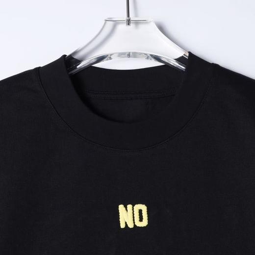 SDSA男装2026新款轻奢NO小字母刺绣短袖T恤宽松重磅圆领休闲上衣 商品图2