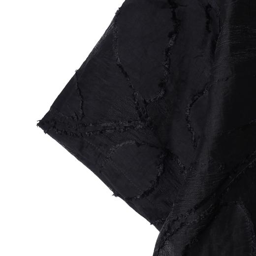 SDSA男装2026新款高贵轻奢潮牌扎染裁剪磨毛短袖衬衫百搭舒适上衣 商品图2