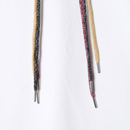 SDSA男装2026新款轻奢潮牌简约领口彩色编织抽绳圆领短袖T恤百搭 商品图3