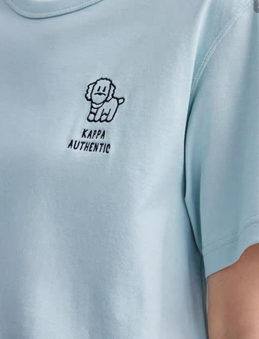 XXMKappa卡帕背靠背短袖2女夏季纯棉运动t恤印花宽松半袖上衣 商品图2