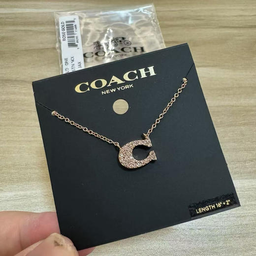 贸易公司渠道原单2026蔻驰/Coach官网最新款项链
三个颜色 ：玫瑰金 金色 银 商品图4